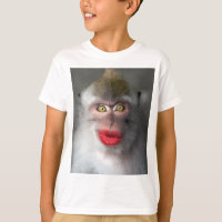 funny monkey lips