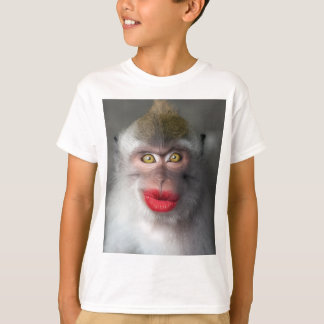 funny monkey lips T-Shirt