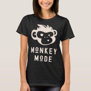 Funny Monkey Mode Cool Chimp Wild Primate Animal T-Shirt