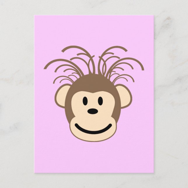 funny monkey postcard (Front)