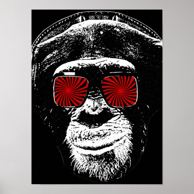 Funny monkey poster (Front)