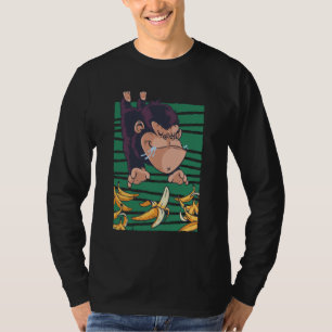 Funny Monkey with Bananas T-Shirt