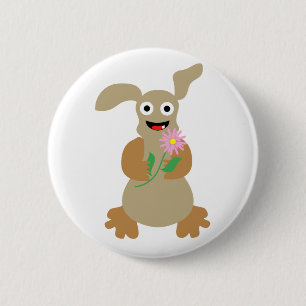Funny monster 6 cm round badge