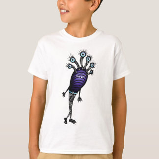 Funny Monster Cartoon Character Dressed Up T-Shirt