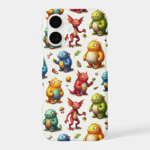 Funny Monster Furry Rainbow Creatures Phone Case