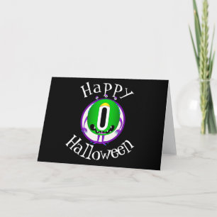 Funny, Monster, Halloween Card