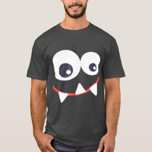Funny Monster Halloween Monster Face T-Shirt