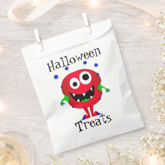 Funny, Monster, Halloween "Treats" Favour Bags