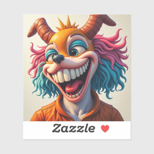 Funny Monster Original Osaka Art Sticker (Sheet)