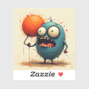 Funny Monster Original Osaka Art Sticker