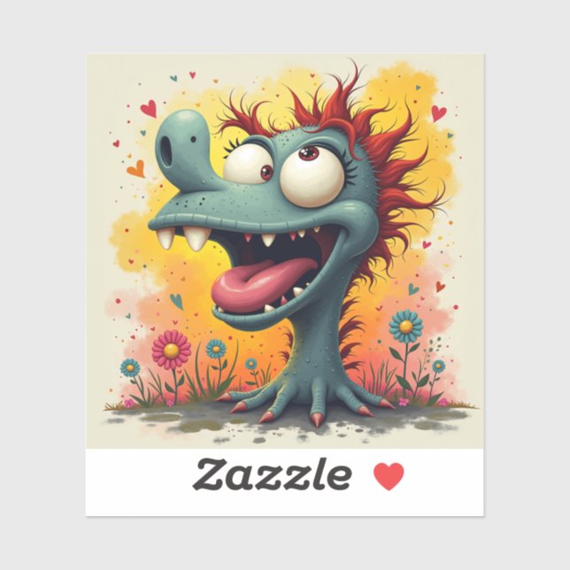 Funny Monster Original Osaka Art Sticker (Sheet)