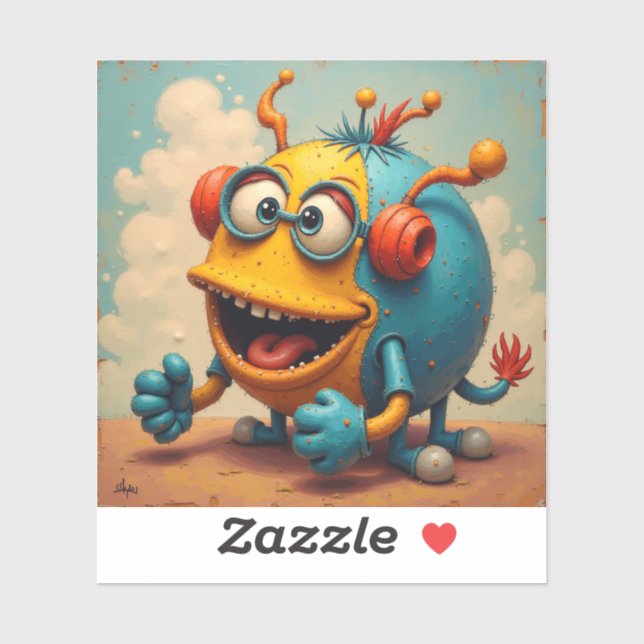 Funny Monster Original Osaka Art Sticker (Sheet)