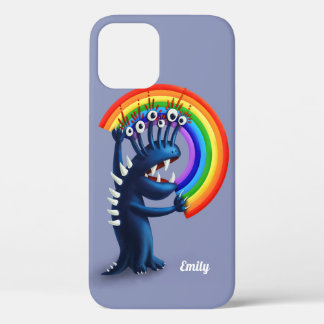 Funny Monster Pride Rainbow Name iPhone 12 Pro Case