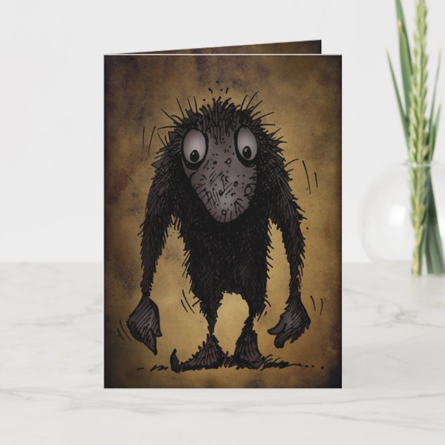 Funny Monster Troll Card (Front)