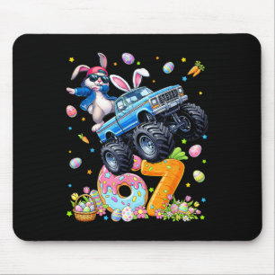 Funny Monster Truck Dabbing Rabbit Easter Bunny Me Mouse Mat