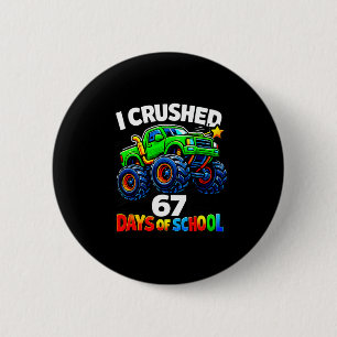 Funny Monster Truck Six Seven Meme Boys Kids Schoo 6 Cm Round Badge