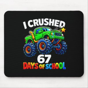 Funny Monster Truck Six Seven Meme Boys Kids Schoo Mouse Mat