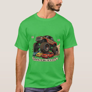 Funny Monster Truck Spare Tire T-Shirt