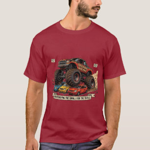 Funny Monster Truck Spare Tire T-Shirt