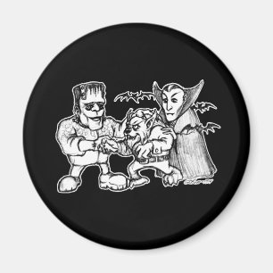 Funny Monsters Magnet
