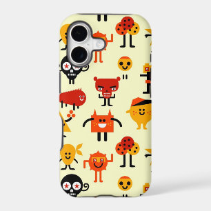 Funny monsters pattern