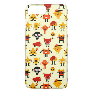 Funny monsters pattern iPhone 8 plus/7 plus case