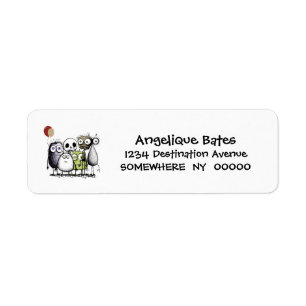 Funny Monsters Return Address