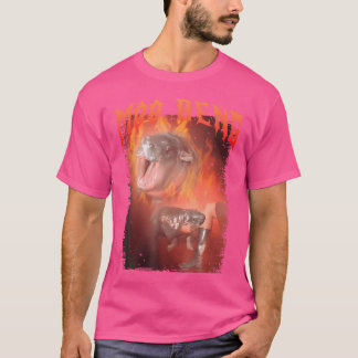 Funny Moo Deng Baby Hippos Bootleg Rap Fire T-Shirt
