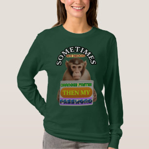 Funny Mood Change Password T-Shirt Sarcastic Mem