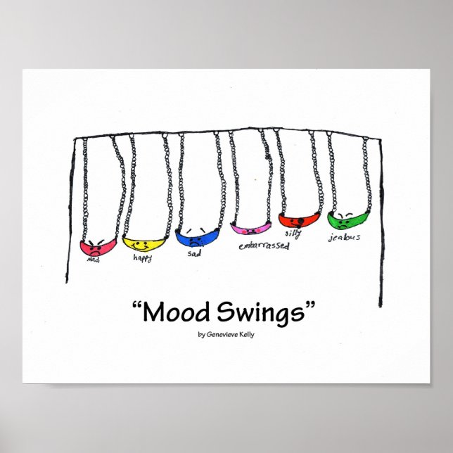 Funny Mood Swings Poster (Front)