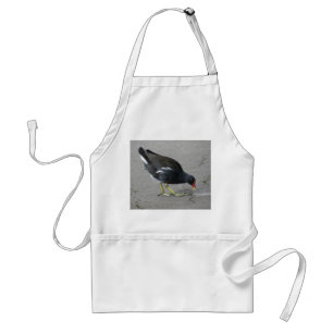 Funny Moorhen Take a Bow Apron