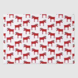Funny Moose Holiday  Tissue Paper