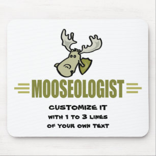 Funny Moose Mouse Mat