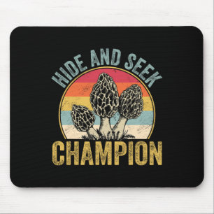 Funny Morel Mushroom Hunting Morels Hunter Foragin Mouse Mat