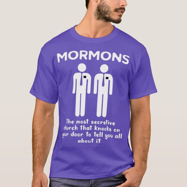 Funny Mormon LDS Missionary T-Shirt (Front)