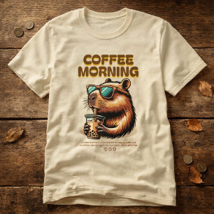 Funny Morning Coffee Drinker T-Shirt
