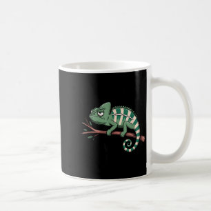 Funny Morning Person Coffee Lover Chameleon  Coffee Mug
