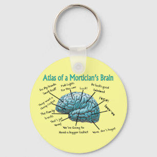 Funny Mortician Gifts Key Ring