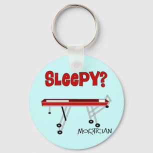 Funny Mortician Gifts Key Ring