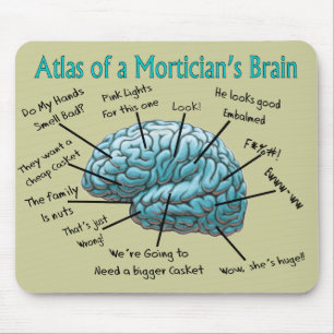 Funny Mortician Gifts Mouse Mat