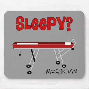 Funny Mortician Gifts Mouse Mat