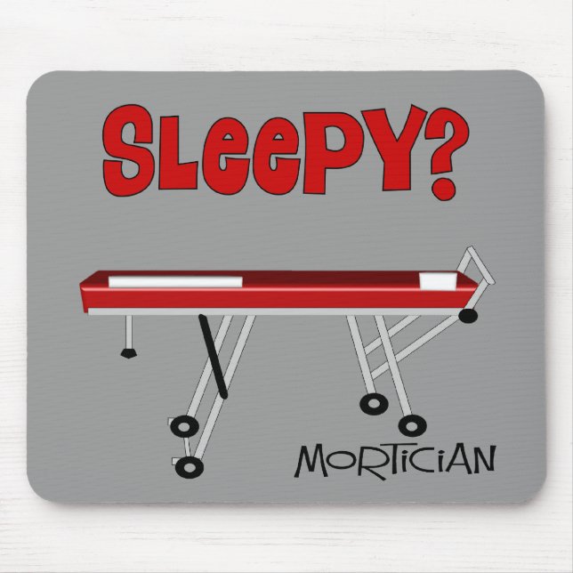 Funny Mortician Gifts Mouse Mat (Front)