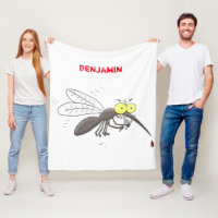 Funny mosquito insect cartoon illustration