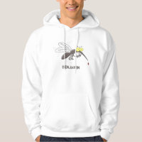 Funny mosquito insect cartoon illustration
