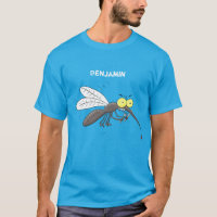 Funny mosquito insect cartoon illustration