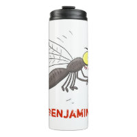 Funny mosquito insect cartoon illustration