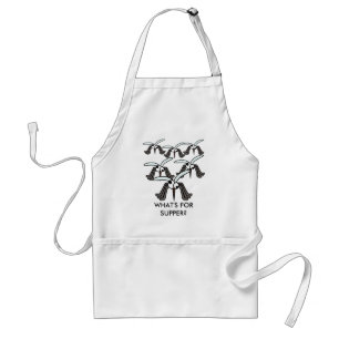 Funny Mosquitoes Flying What's For Supper Standard Apron