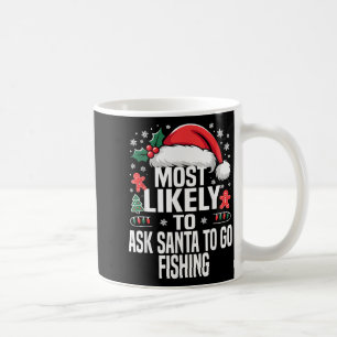 Funny Most Likely To Christmas Family Pajama Match Coffee Mug