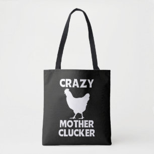 Funny Mother Clucker Chicken Pun Tote Bag