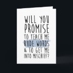 funny mother / godfather / godparents card<br><div class="desc">funny mother / godfather / godparents card</div>